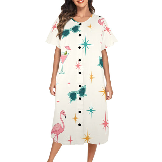 Funny Mahjong Muumuu Dress - Splash Of Mahj And Color Co.