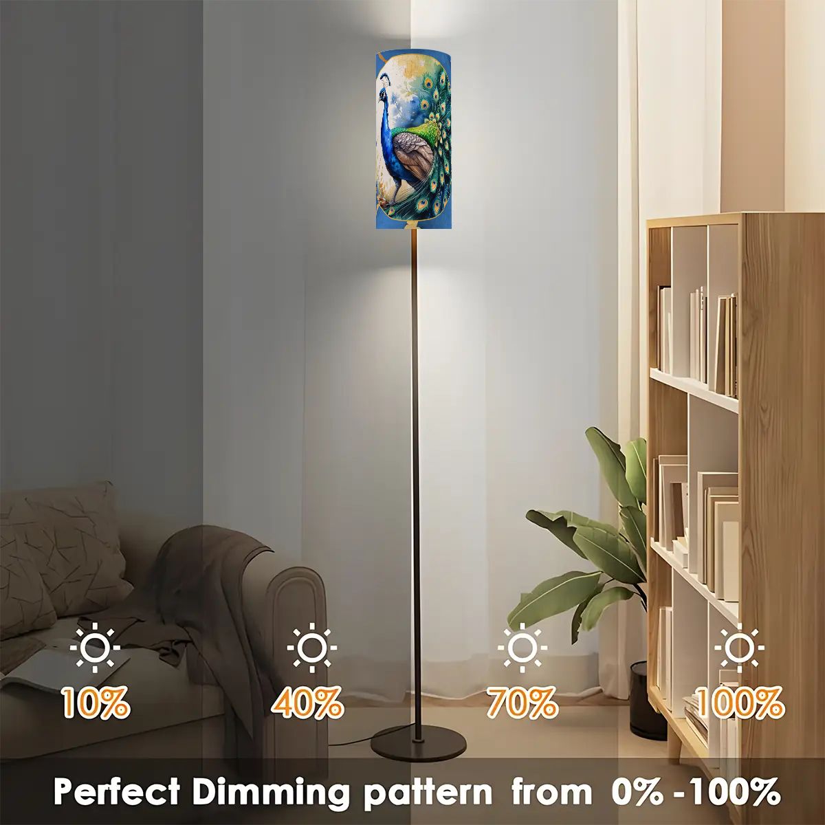 Floor Lamp Modern Standing Lamp (Made in USA) - One Size - Floor Lamps