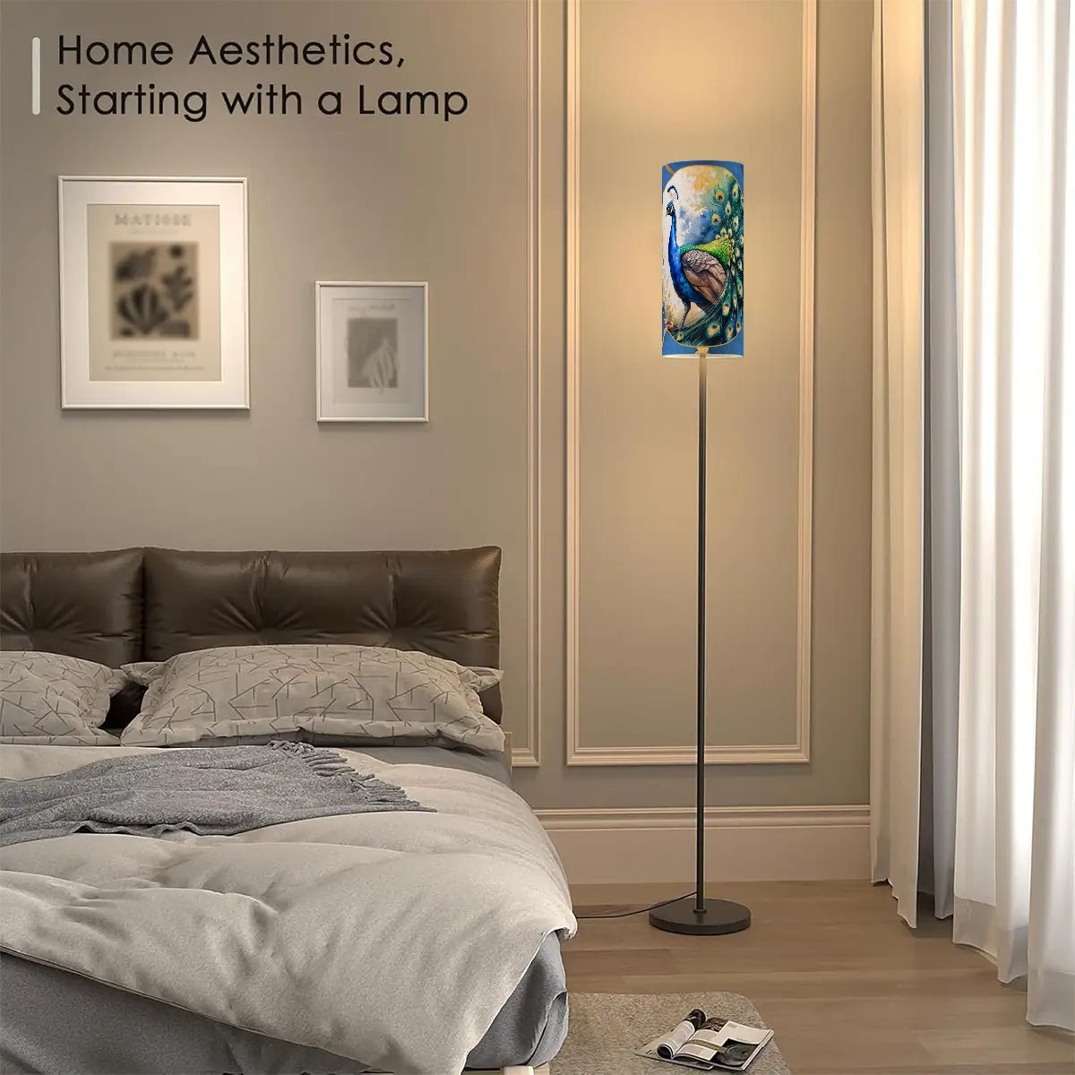 Floor Lamp Modern Standing Lamp (Made in USA) - One Size - Floor Lamps