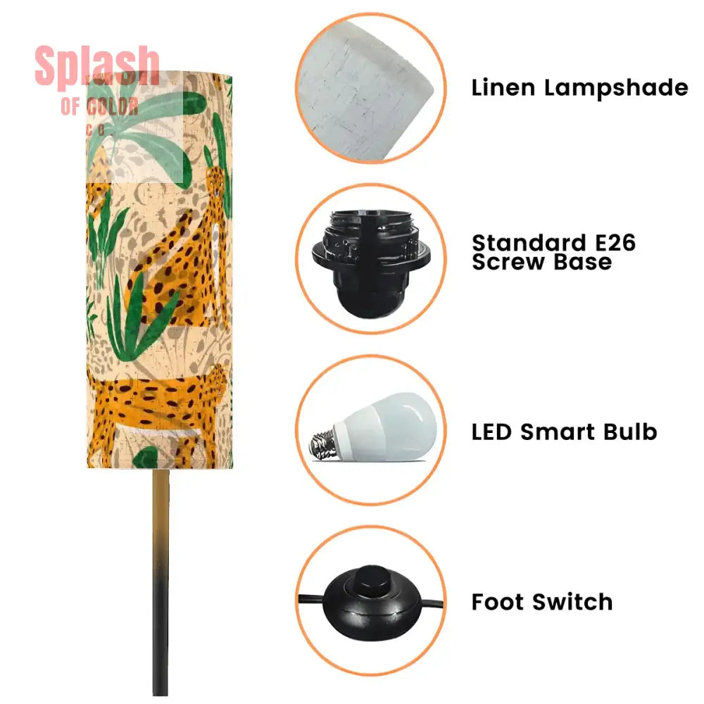 Floor Lamp Modern Standing Lamp (Made in USA) - One Size - Floor Lamps