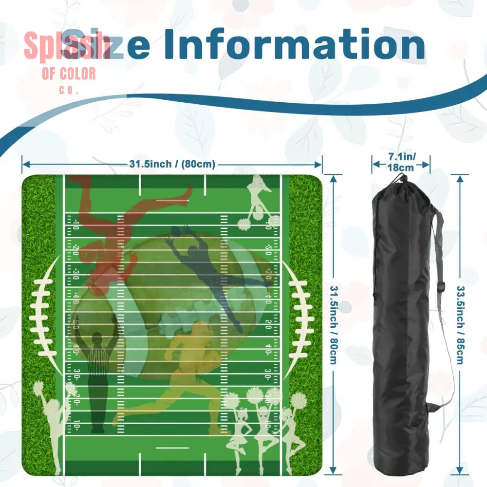 Football Season Mahjong Game Spirit Mahj Mat - Daily Accessories