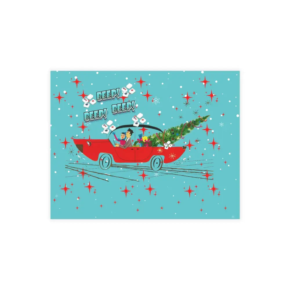 Funny Mahgong Holiday Postcard Bundles for Holidays Seasonal Greetings Note Cards for Friends Mahjong Celebration Cards