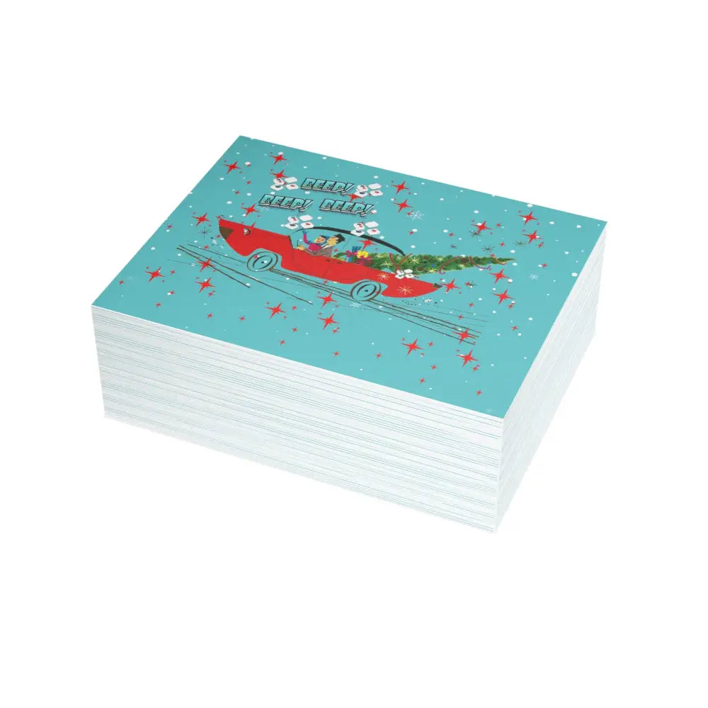 Funny Mahgong Holiday Postcard Bundles for Holidays Seasonal Greetings Note Cards for Friends Mahjong Celebration Cards