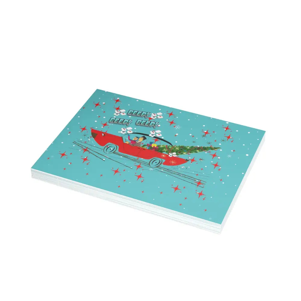 Funny Mahgong Holiday Postcard Bundles for Holidays Seasonal Greetings Note Cards for Friends Mahjong Celebration Cards