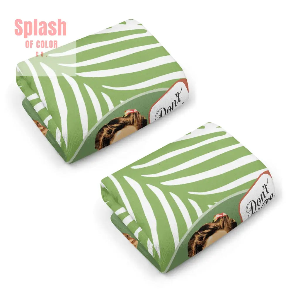 Funny Mahjong Dish Towels Dont Stare At My Rack