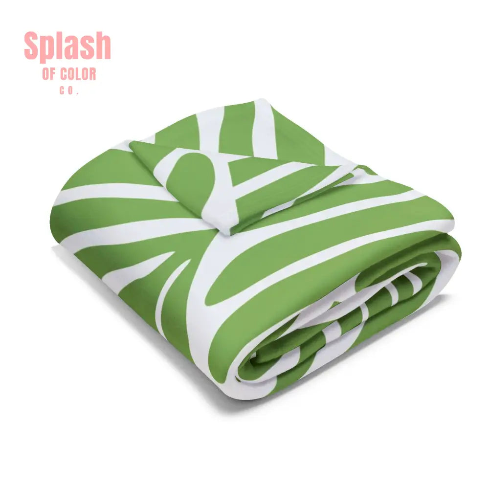 Funny Mahjong Player Gift Vintage Tropical Fleece Blanket Don’t Stare At My Rack Mahj Tile Cozy Throw For Mahj Lovers