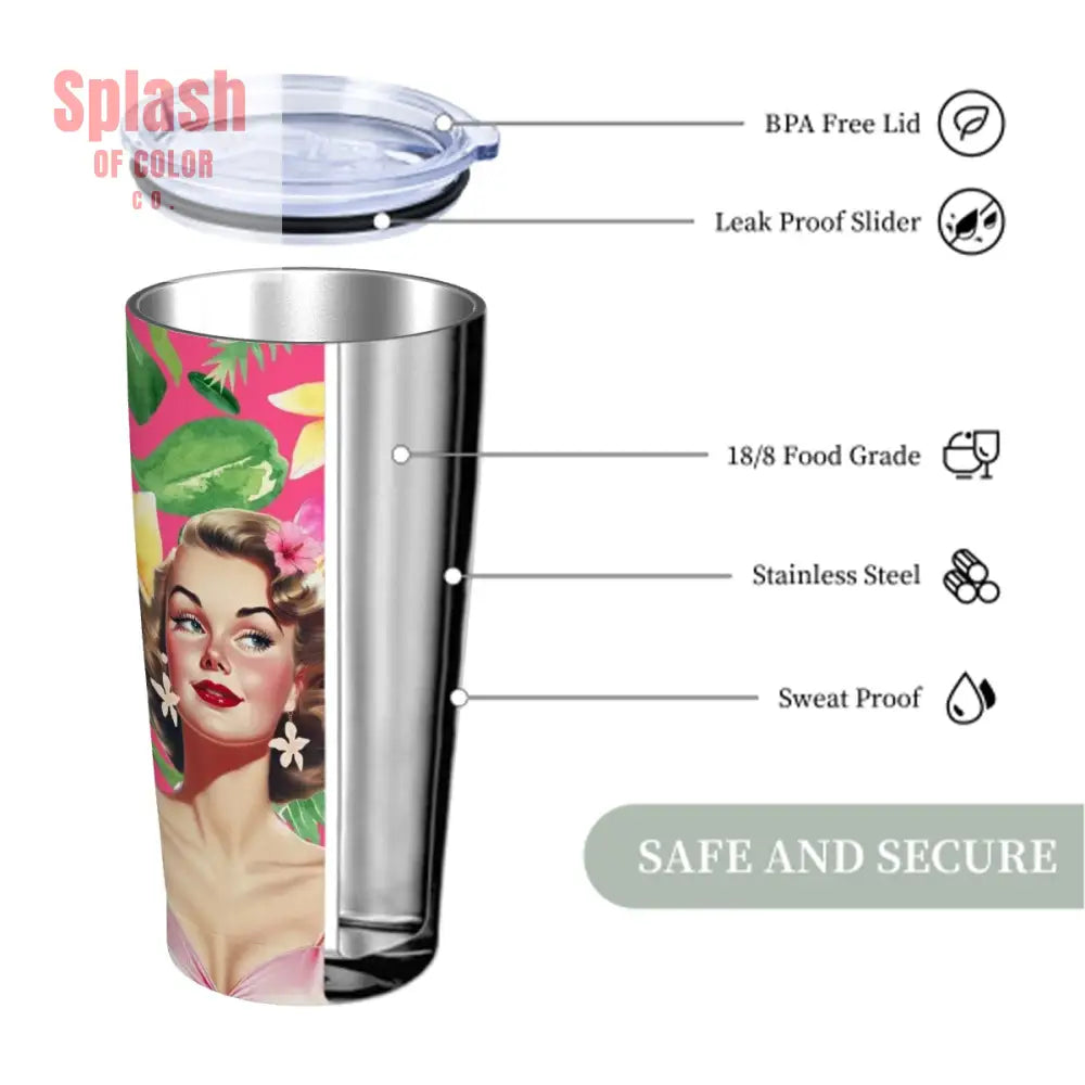 Funny Mahjong Tumbler Don’t Stare At My Rack Stainless Steel Insulated Tumblers with Lid & Straw One Size Drinkware