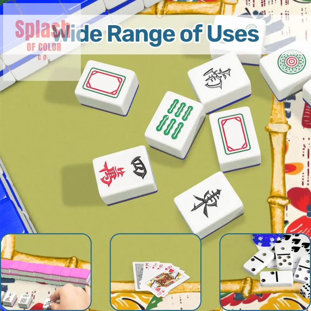 Heirloom Vintage Floral Preppy Heritage Collection Mahjong Mat Daily Accessories