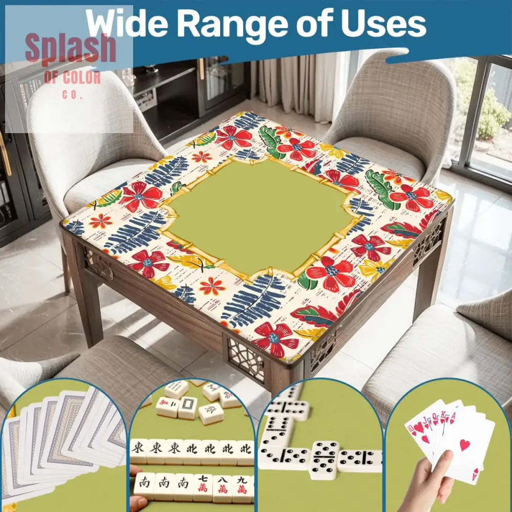 Heirloom Vintage Floral Preppy Heritage Collection Mahjong Mat Daily Accessories
