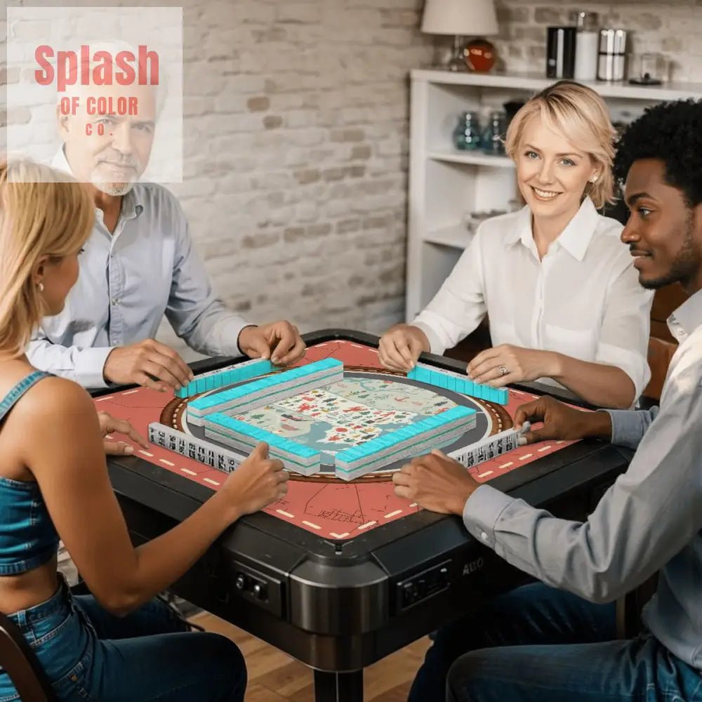 It's More Than A Feeling Boston Pride State Mahjong Mat - Splash of Color co.