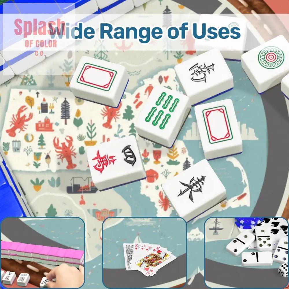 It's More Than A Feeling Boston Pride State Mahjong Mat - Splash of Color co.