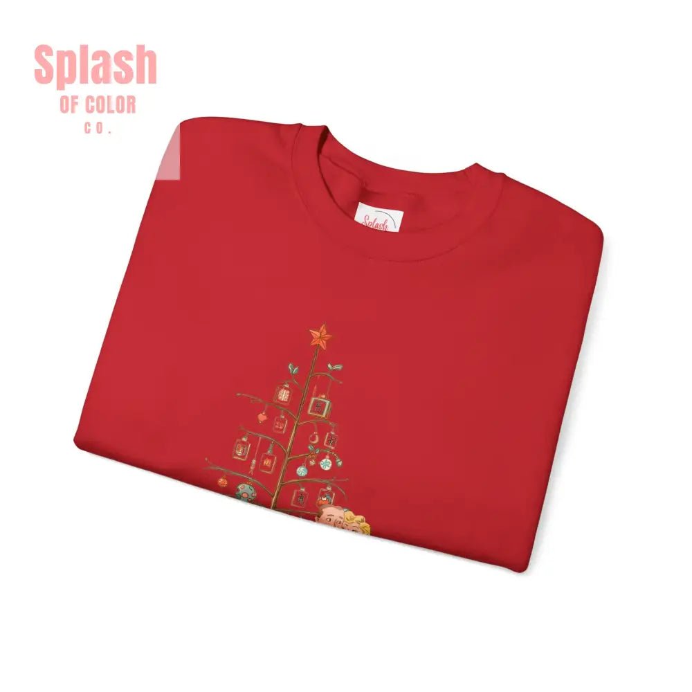 Mahjong Lover Christmas Cozy Holiday Sweatshirt for Family Gatherings And Festive Mahjong Game Nights - Splash of Color co.