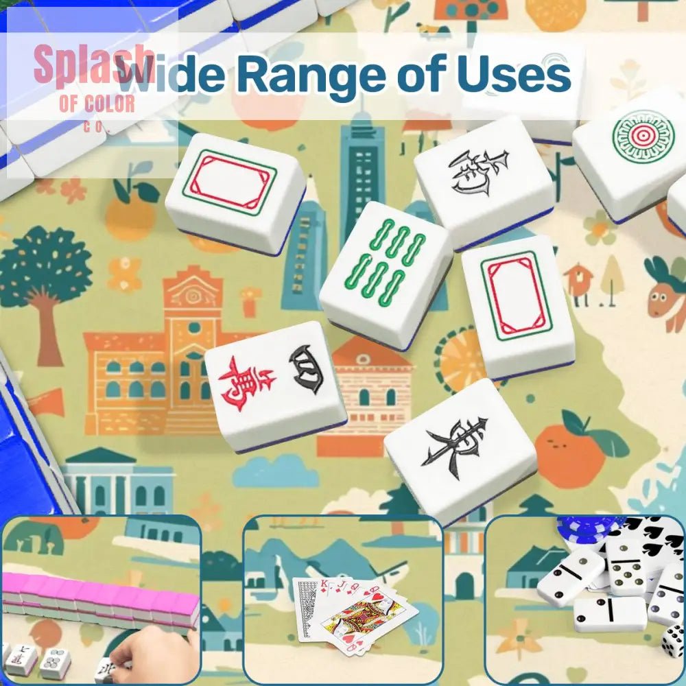 Georgia On My Mind, Splash Of Whimsy Mahjong Mat - Splash of Color co.