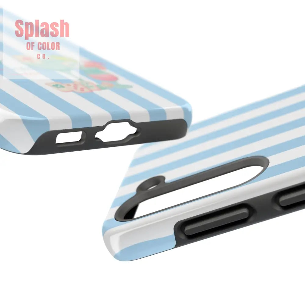 Mahjong Phone Case Funny It’s Kong O’ Clock Somewhere Blue White Preppy Style Phone Case