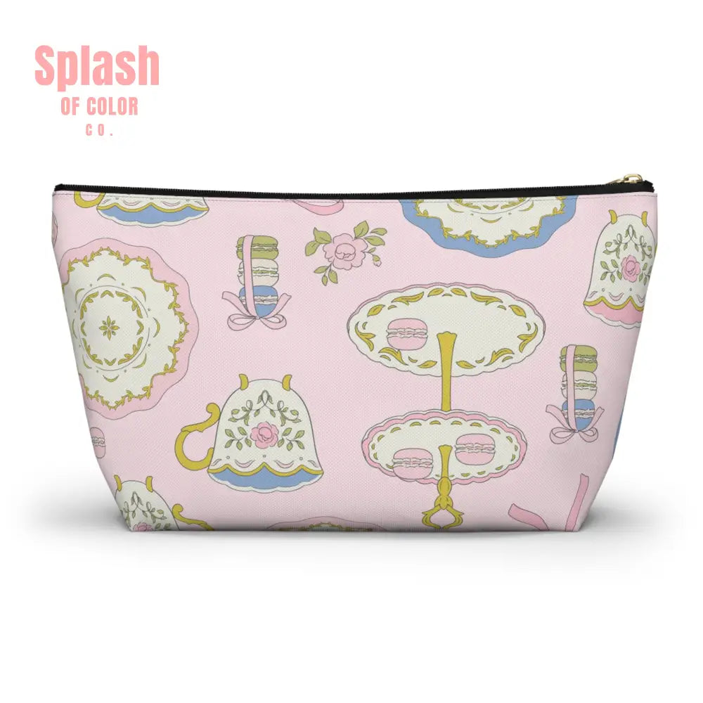 Mahjong Tile Talk And Tea Time Tile Carry Pouch - Bags