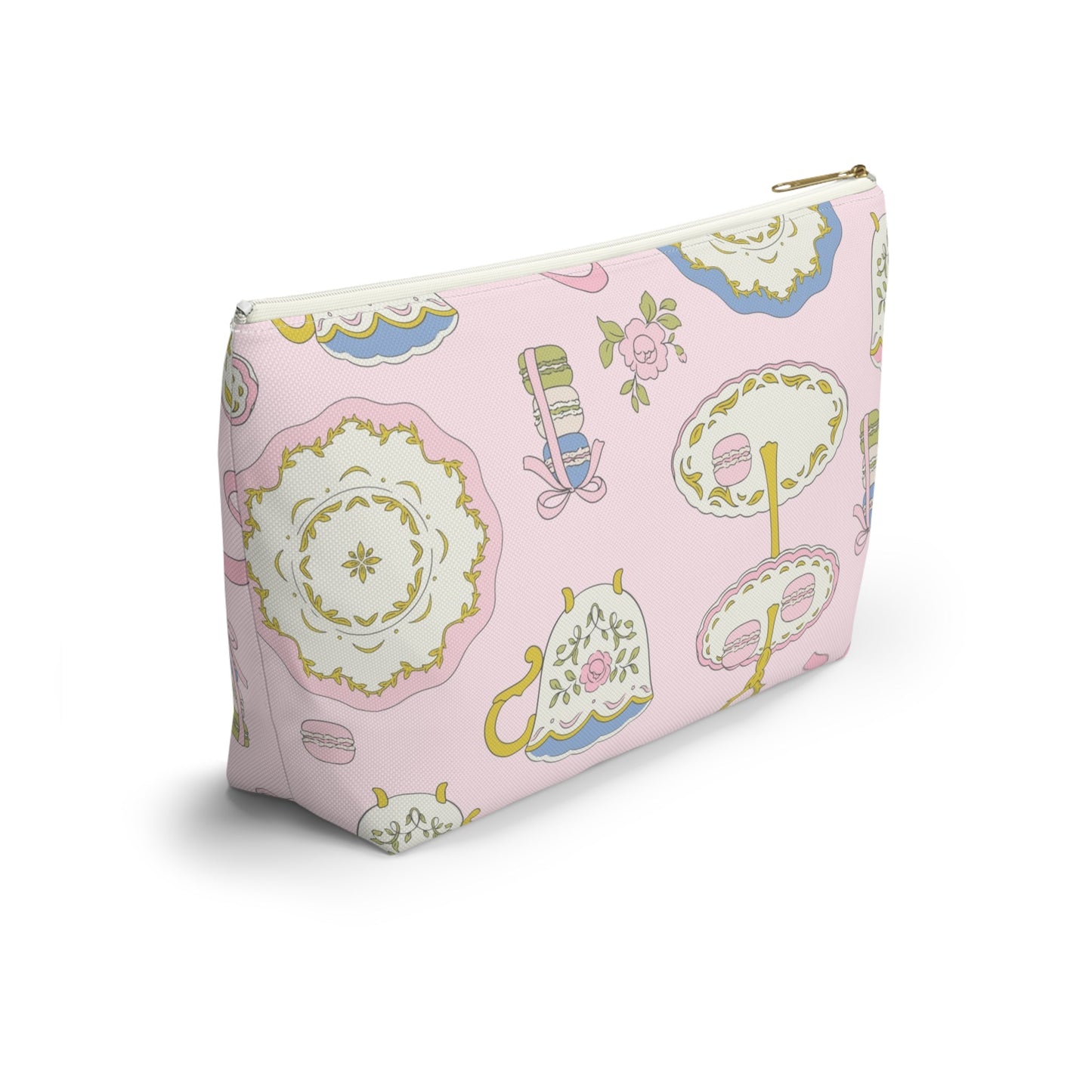 Mahjong Tile Talk And Tea Time Tile Carry Pouch - Bags