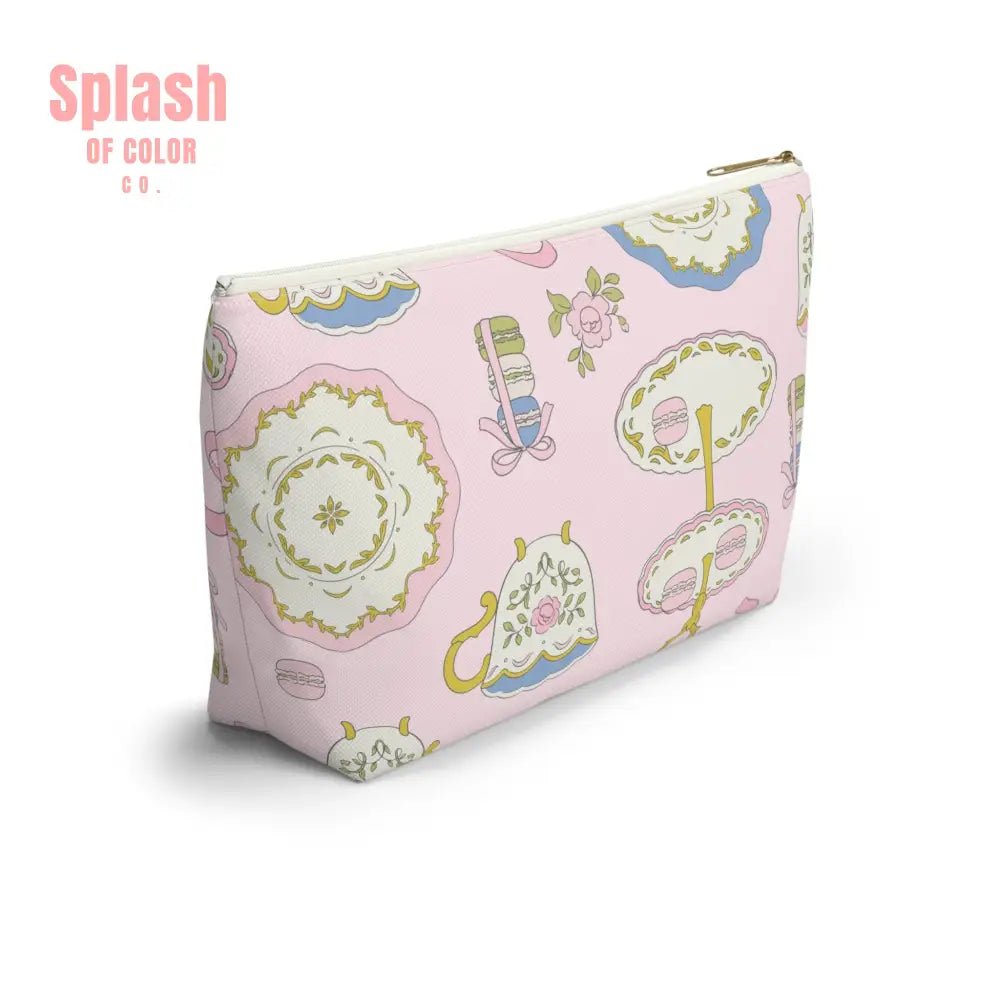 Mahjong Tile Talk And Tea Time Tile Carry Pouch - Bags