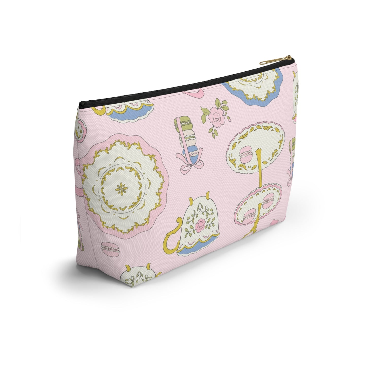 Mahjong Tile Talk And Tea Time Tile Carry Pouch - Bags