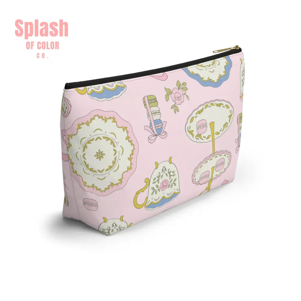 Mahjong Tile Talk And Tea Time Tile Carry Pouch - Bags