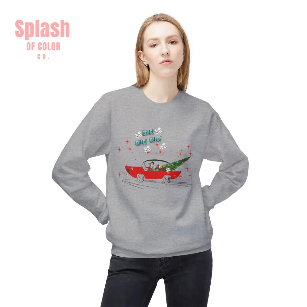 Nostalgic Mahjong Funny Vintage Designed Christmas Crewneck Sweatshirt Cozy Christmas Sweater For Mahj Lover Sweatshirt
