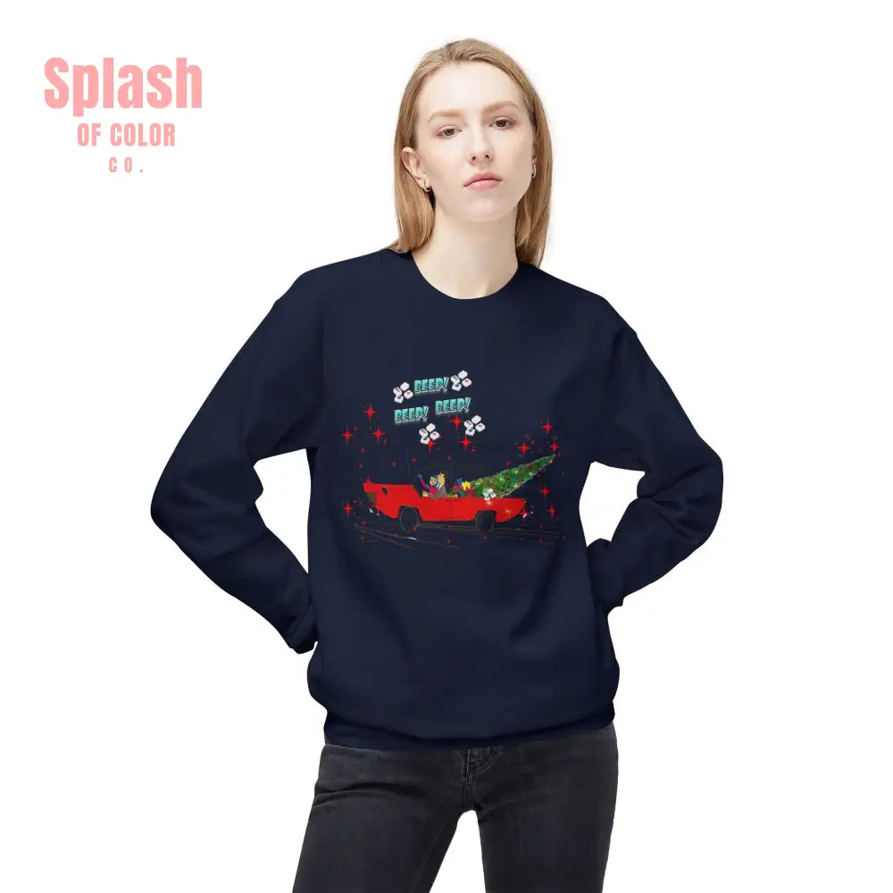 Nostalgic Mahjong Funny Vintage Designed Christmas Crewneck Sweatshirt Cozy Christmas Sweater For Mahj Lover Sweatshirt