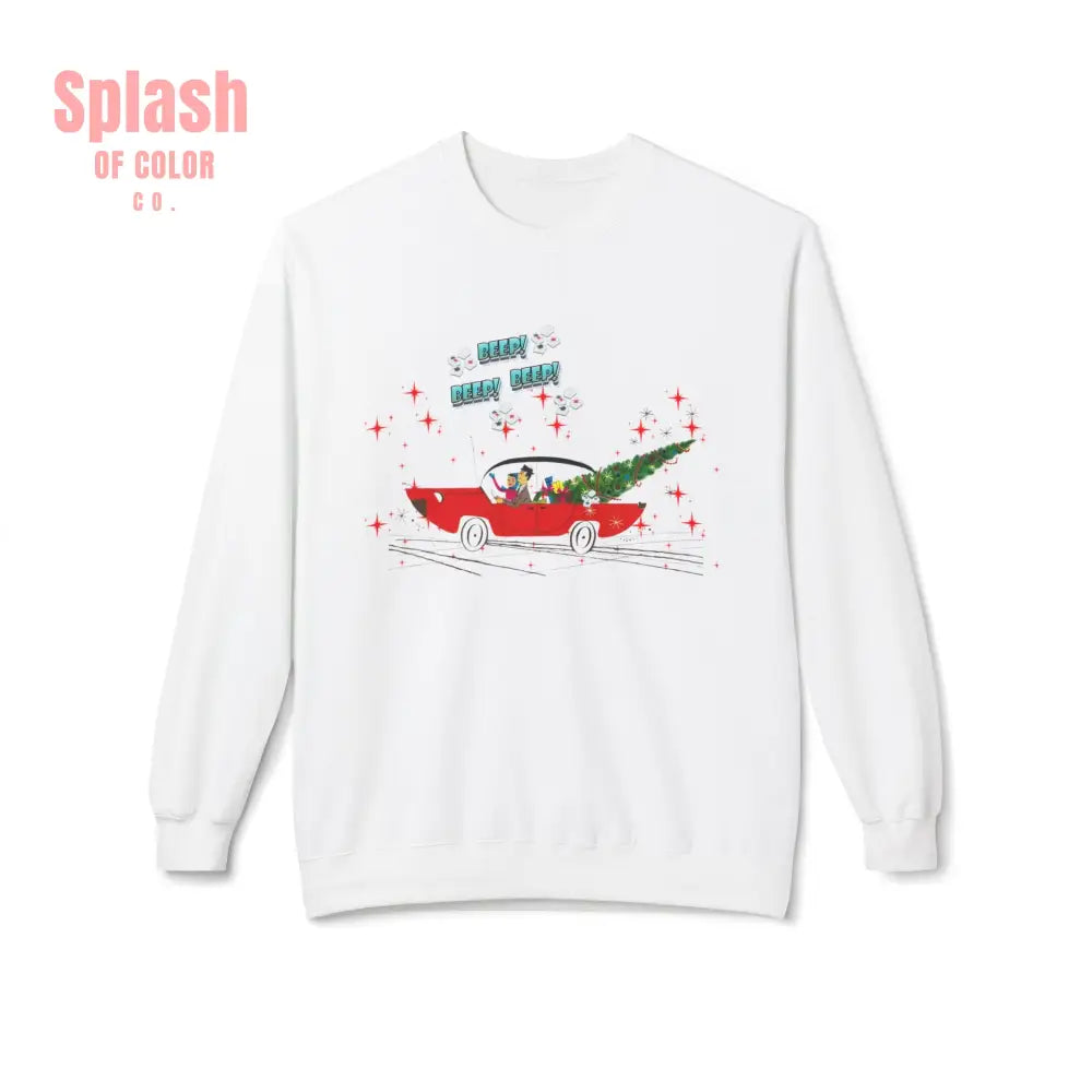 Nostalgic Mahjong Funny Vintage Designed Christmas Crewneck Sweatshirt Cozy Christmas Sweater For Mahj Lover Sweatshirt