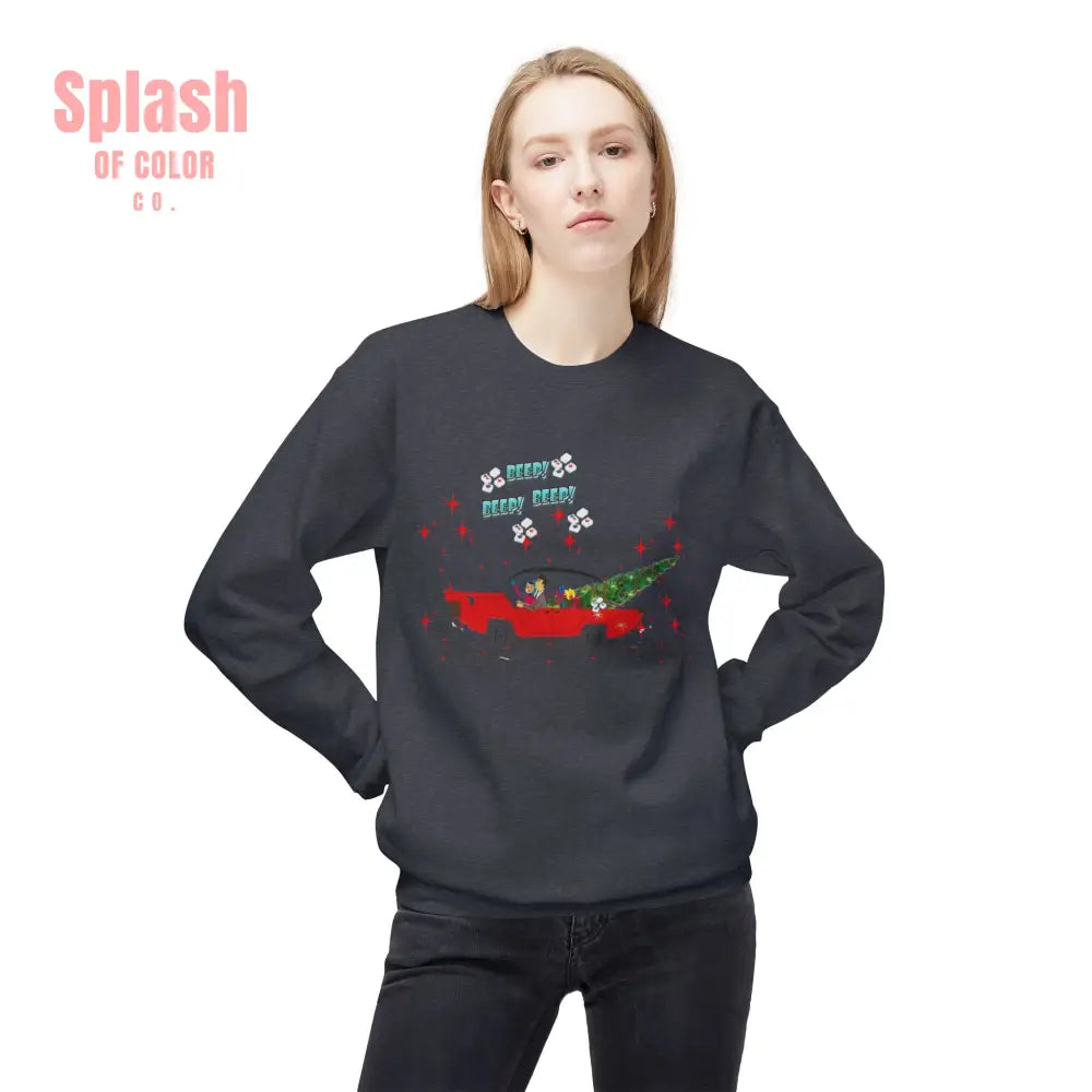 Nostalgic Mahjong Funny Vintage Designed Christmas Crewneck Sweatshirt Cozy Christmas Sweater For Mahj Lover Sweatshirt