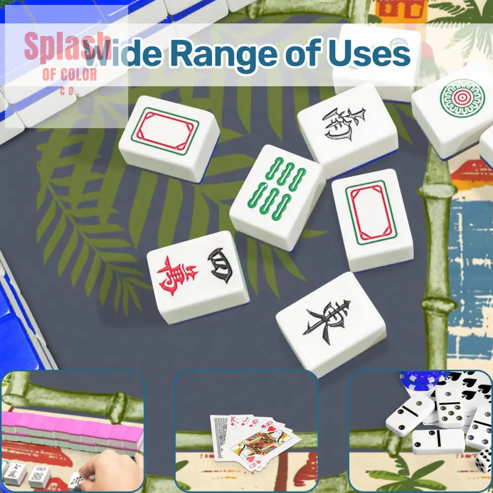 Old World Vintage Florida Beach Heritage Collection Mahjong Mat Daily Accessories