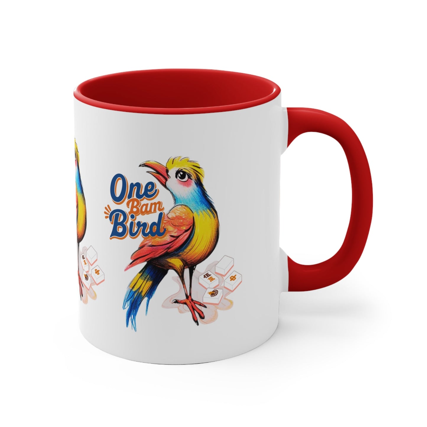One Bam Bird Mahjong Mug Gift For Mahjongg Enthusiasts Hostess Gift For Mahjong Game Night Play - Mug