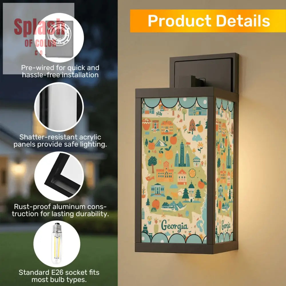 Patio Wall Light - One Size - Wall Lighting