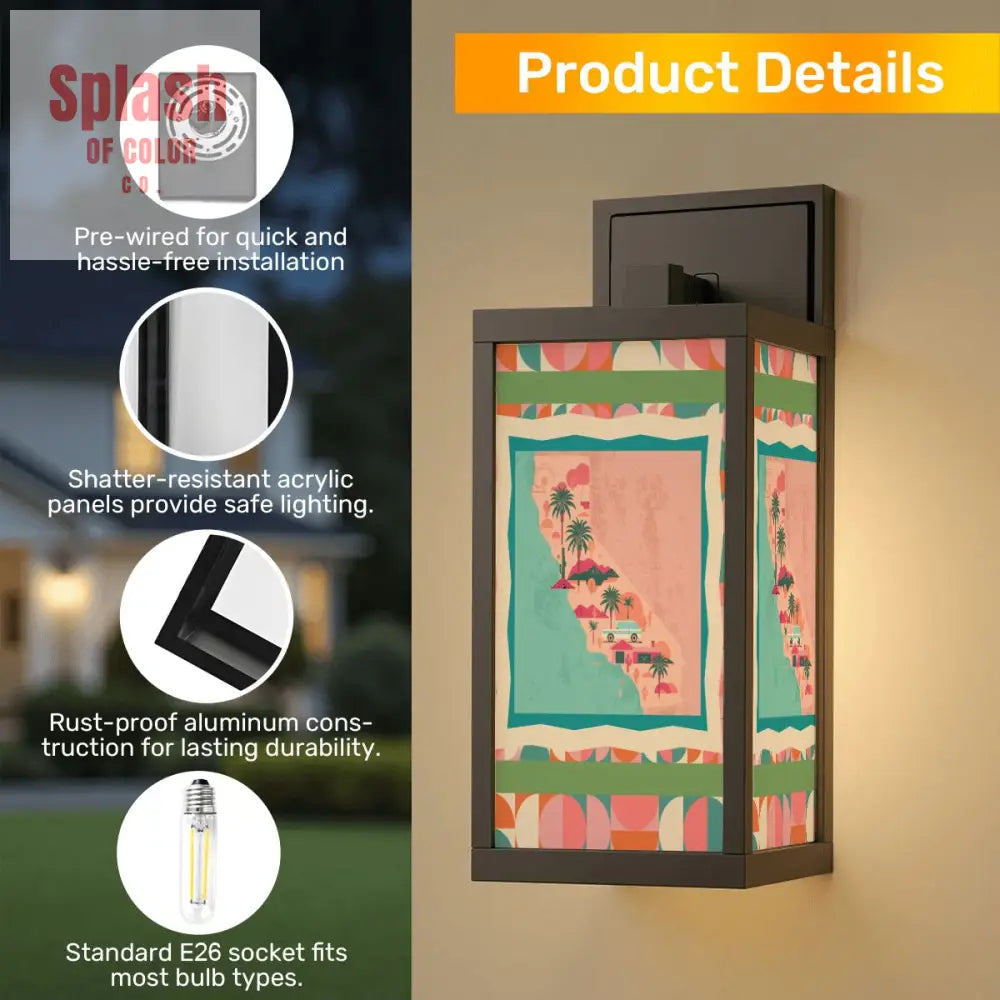 Patio Wall Light - One Size - Wall Lighting