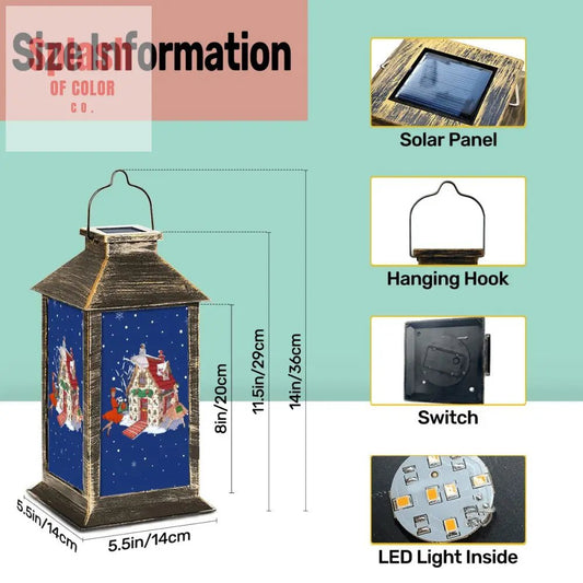 Mahjong Holiday Solar Lantern, Vintage Gals, Mahj Tile House, Whimsical Garden Decor - Splash of Color co.