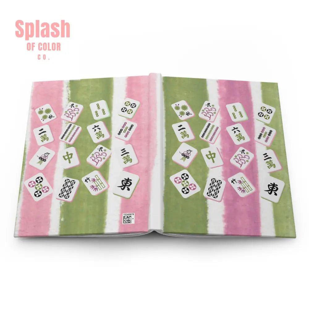 Stylish Mahjong Themed Hardcover Journal | Great for Writers Gifts Note taking and Occasions Journal Paper products