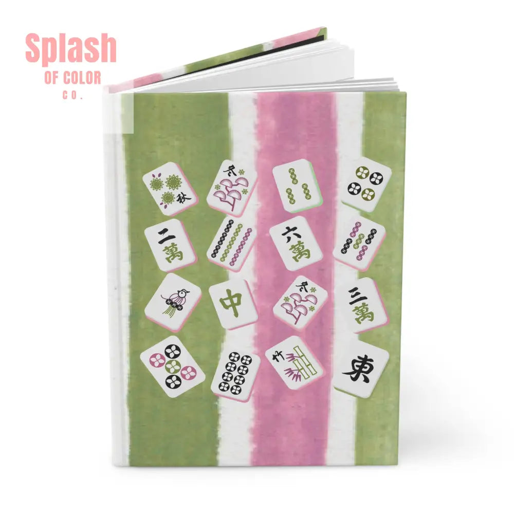 Stylish Mahjong Themed Hardcover Journal | Great for Writers Gifts Note taking and Occasions Journal Paper products
