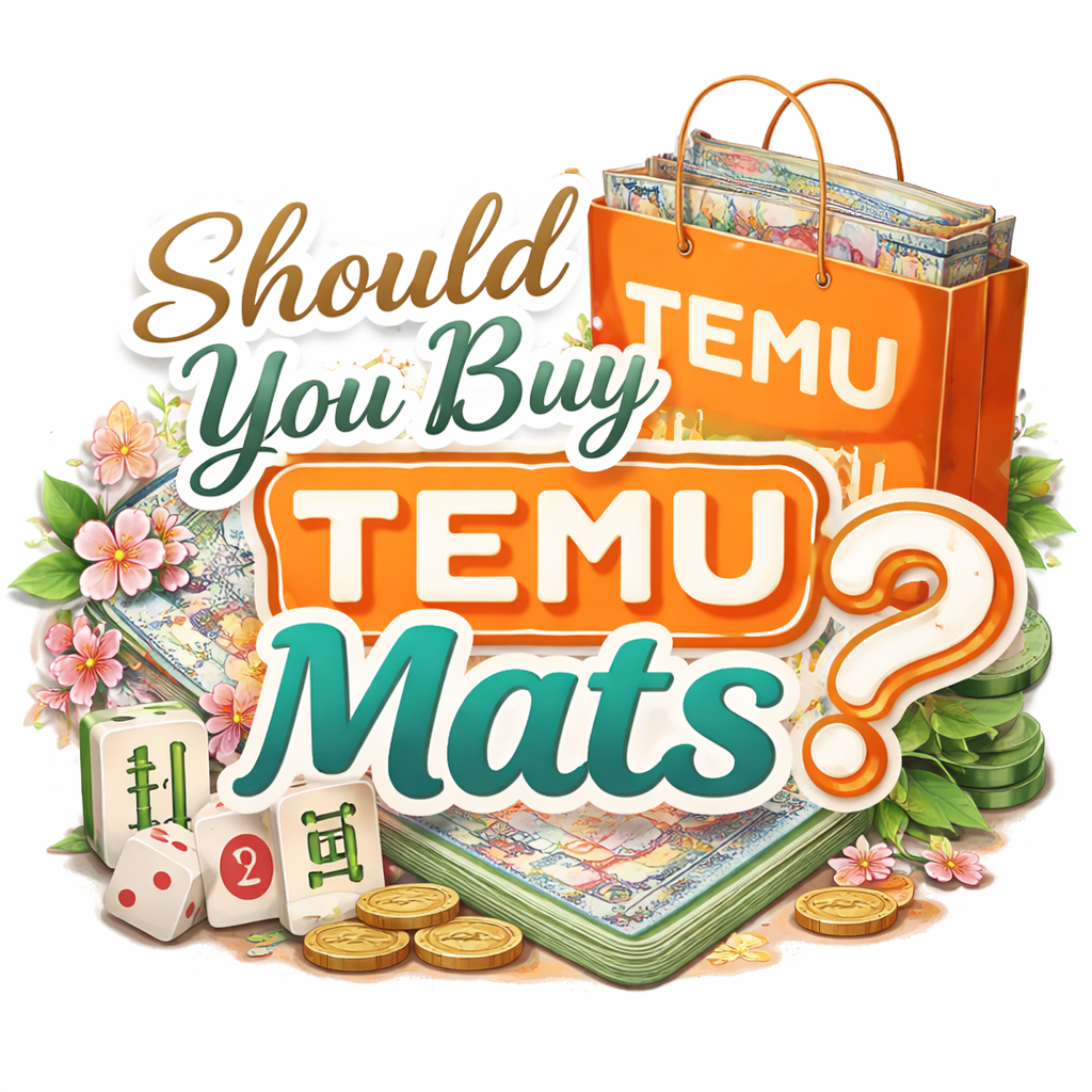 Temu Mahjong Mats For A Fraction Of The Price - Splash of Color Co.