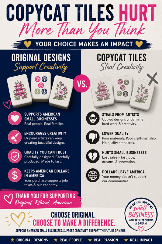Alibaba Copycat Mahjong Tiles - Splash Of Mahj And Color Co.