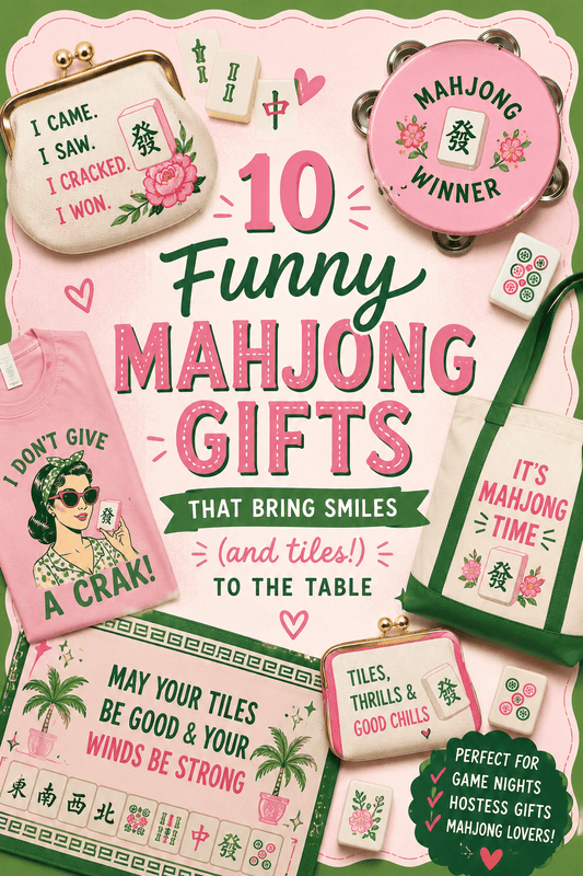10 Funny Mahjong Gifts That Bring Smiles (and Tiles) to the Table - Splash Of Mahj And Color Co.