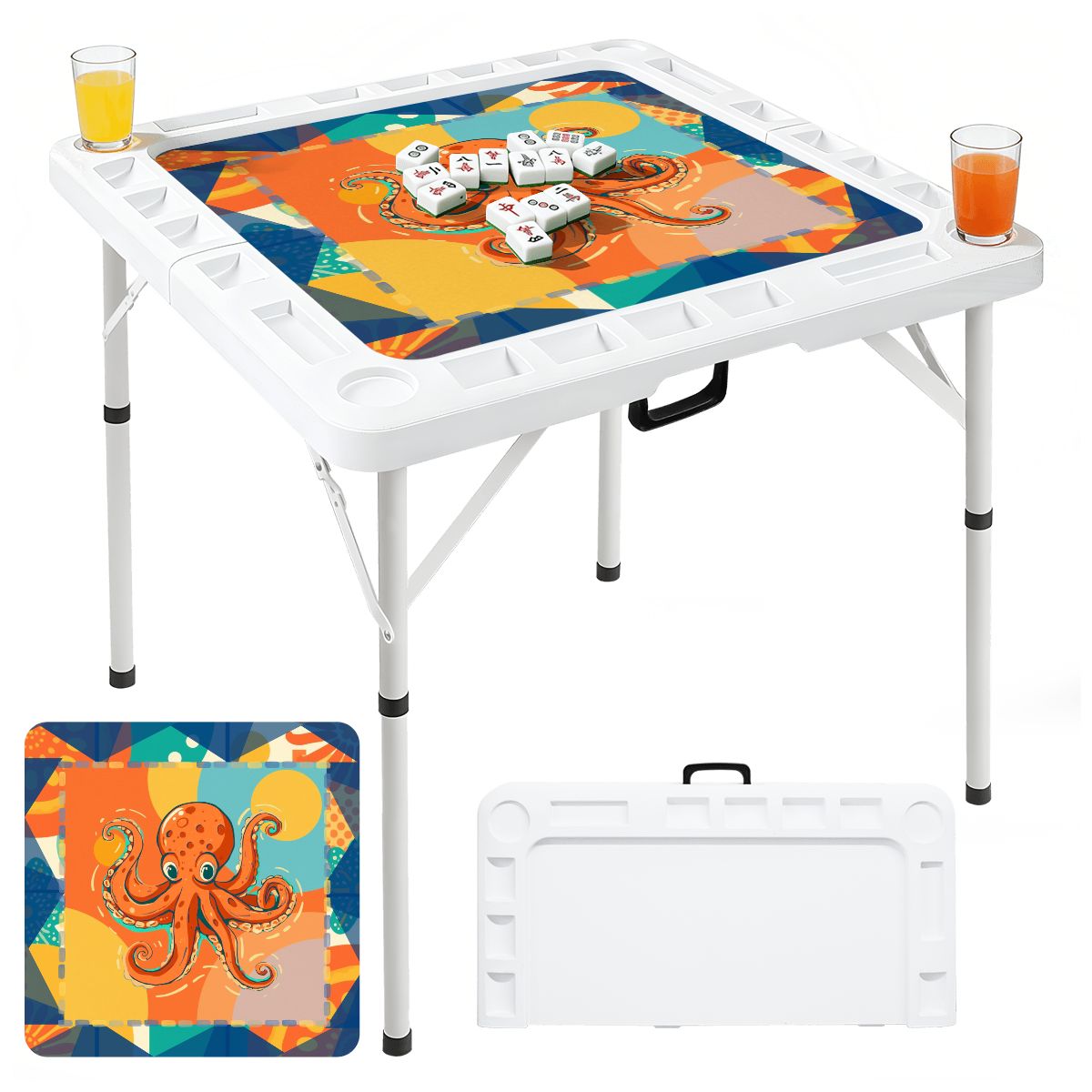 Portable Mahjong Game Folding Table