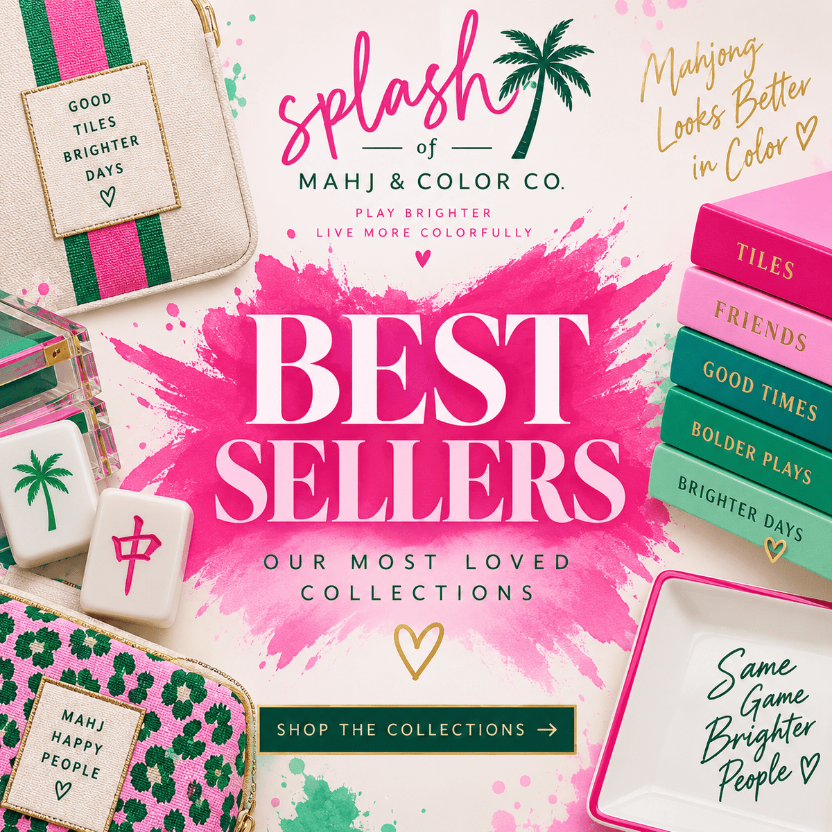 Mahjong Best Sellers Collection - Splash Of Mahj And Color Co.