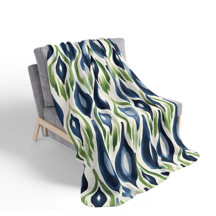 Ikat Watercolor Home Decor - Splash of Color co.