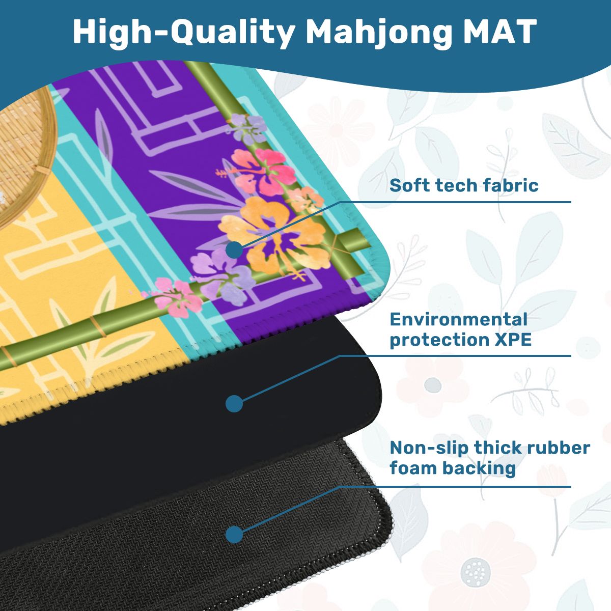 Flairing With Aloha Hawaii Mahjong Mat - Splash of Color Co.