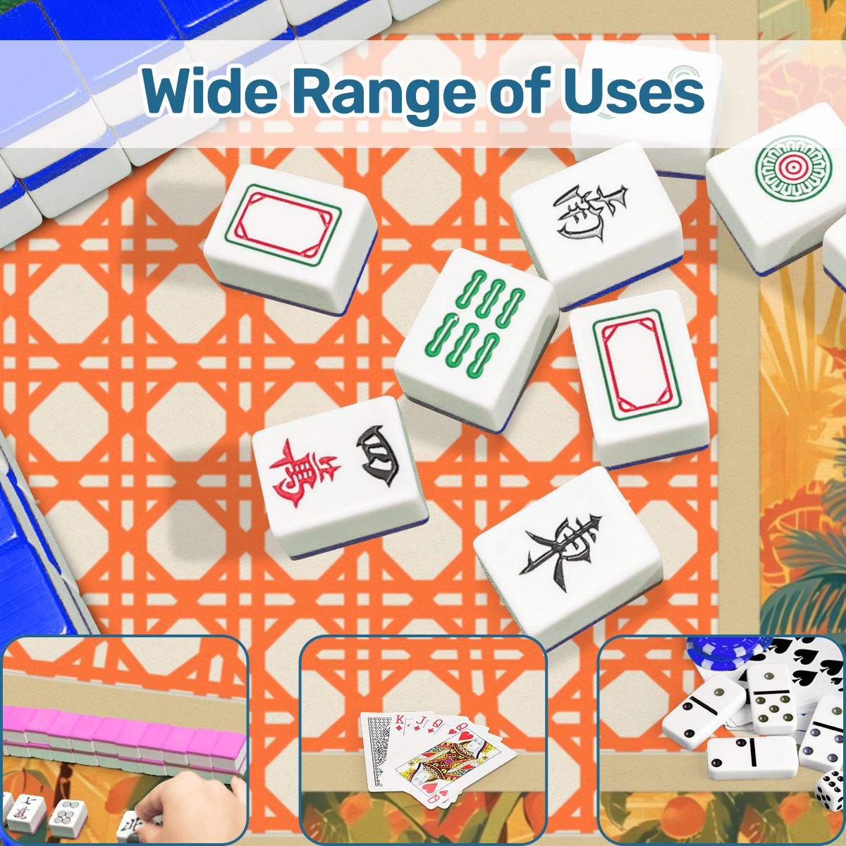 Cane Paradise Mahjong Mat - Splash of Color Co.