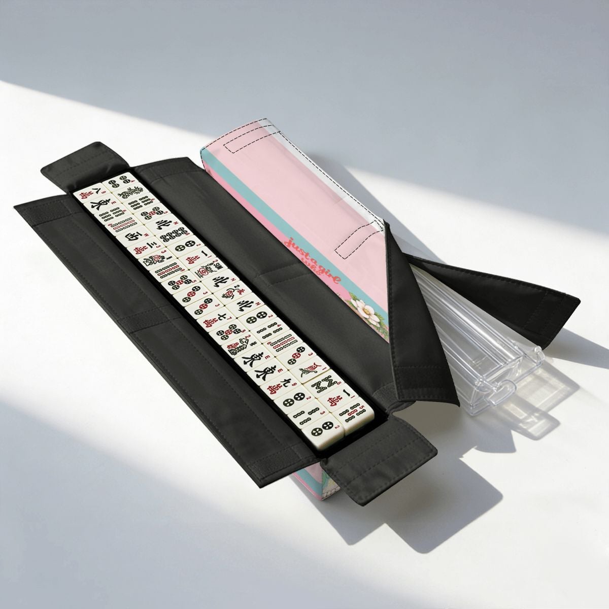 Just A Girl Who Loves Southern Charm and Mahjong Mahjong Bag Bundle Set - Splash of Color Co.