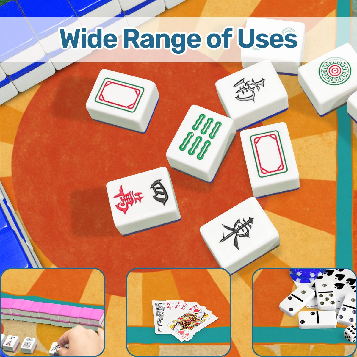 Moderncentric Here Comes The Sun Mahjong Mat - Splash of Color Co.