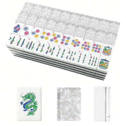 Mother Of Pearl Classic Chinoiserie American Mahjong Tiles