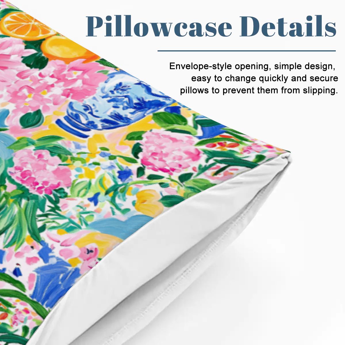 Preppy Pastel Asian Chinoiserie Flora Queen Duvet Cover Set - Splash of Color Co.