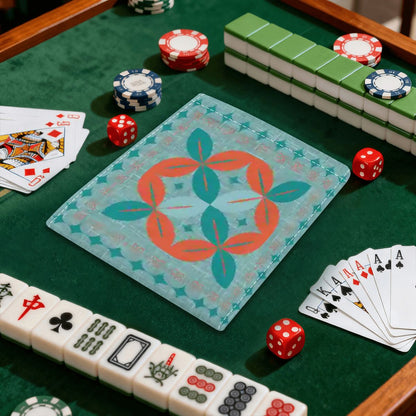 Modern Scandinavian Nord Still 4 Mahjong Card Holder with Line Finder - Splash of Color Co.