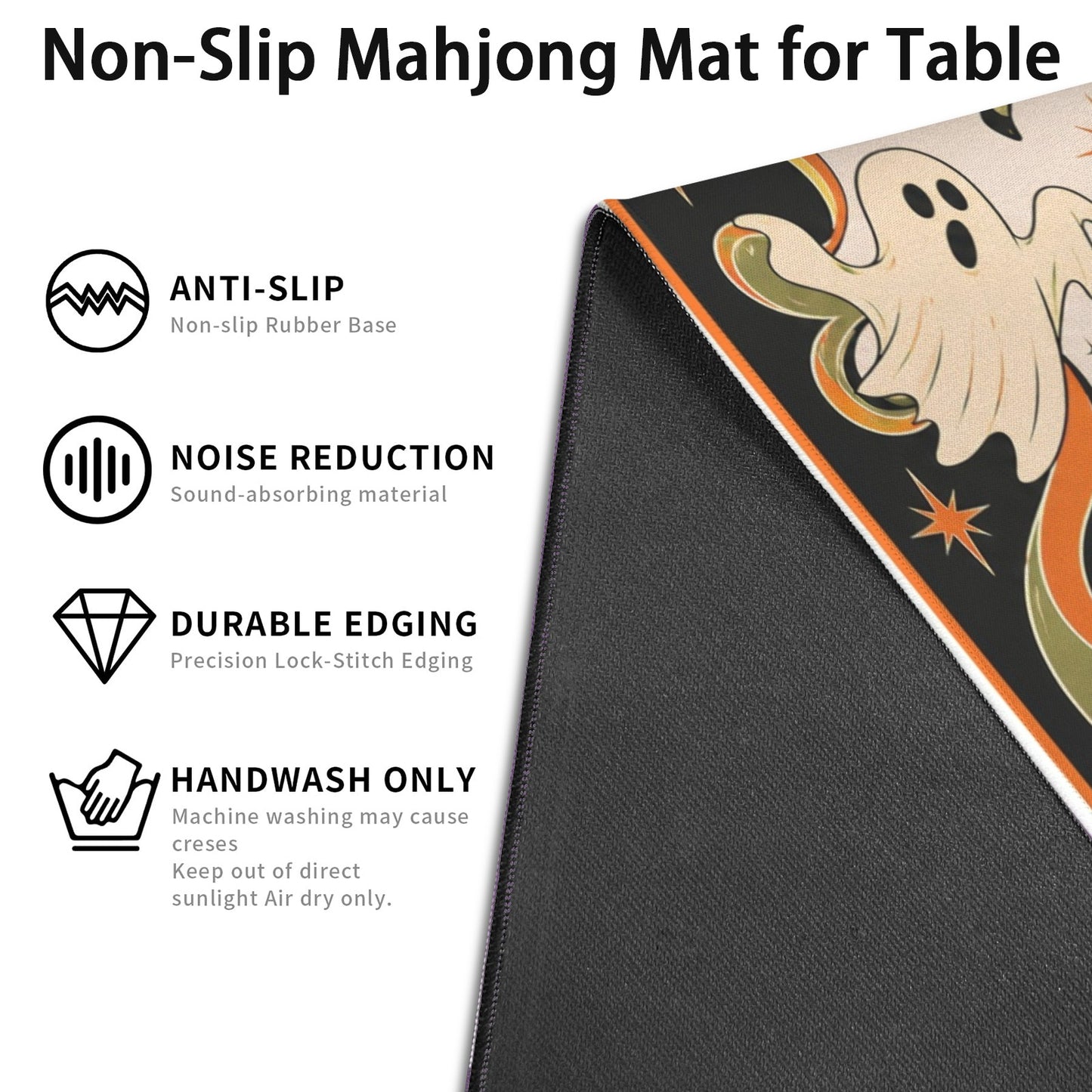 Witches And Ghouls Halloween Mahjong Mat
