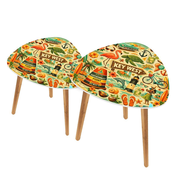 Modernistic Florida Keys Modern Nesting Tables - Splash of Color Co.
