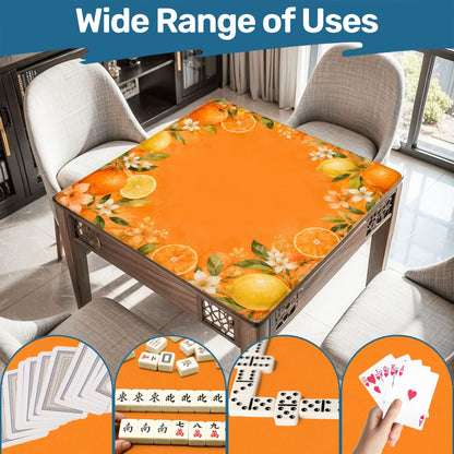 The Watercolor Citrus Grove Mahjong Mat